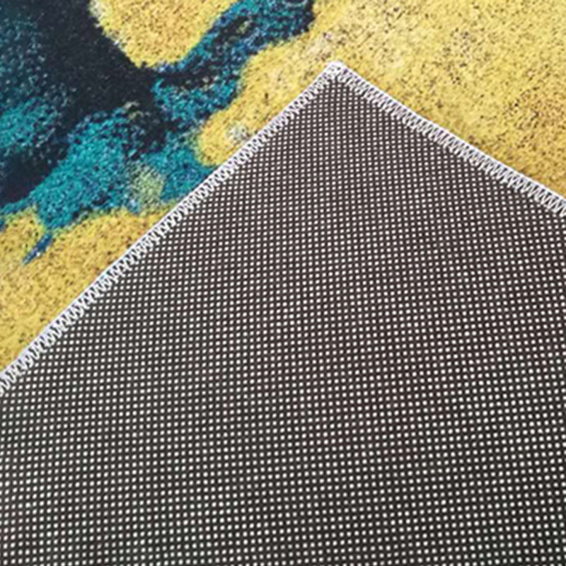 Kleur gemengd woondecoratietapijt Causale kleur bloeiend vloerkleed Polyester met vlekbestendig vloerkleed