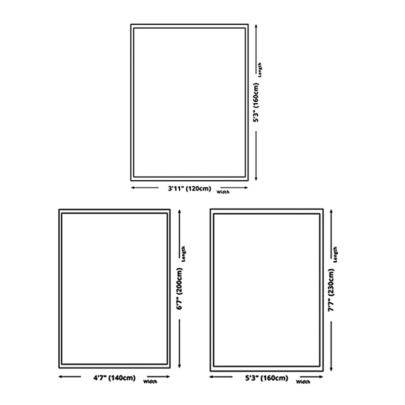 luxury European Style Rug Classic Floral Print Carpet Polyester Anti-Slip Backing Rug for Home Decor