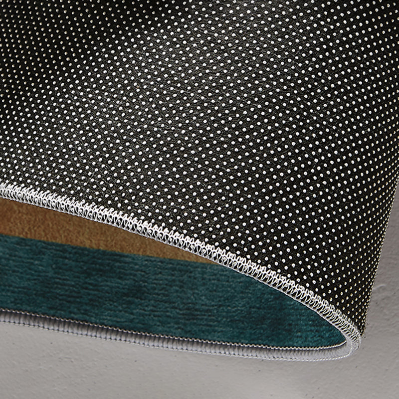 Grey Tone Triangle Print Rug Polyester Nordic Carpet Non-Slip Backing Indoor Rug for Home Decoration