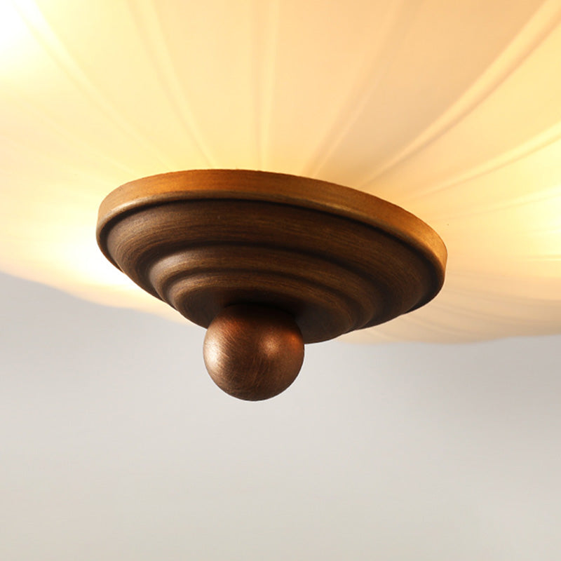 Plafonnier encastré avec abat-jour en verre, plafonnier d'intérieur en forme de bol de Style campagnard américain