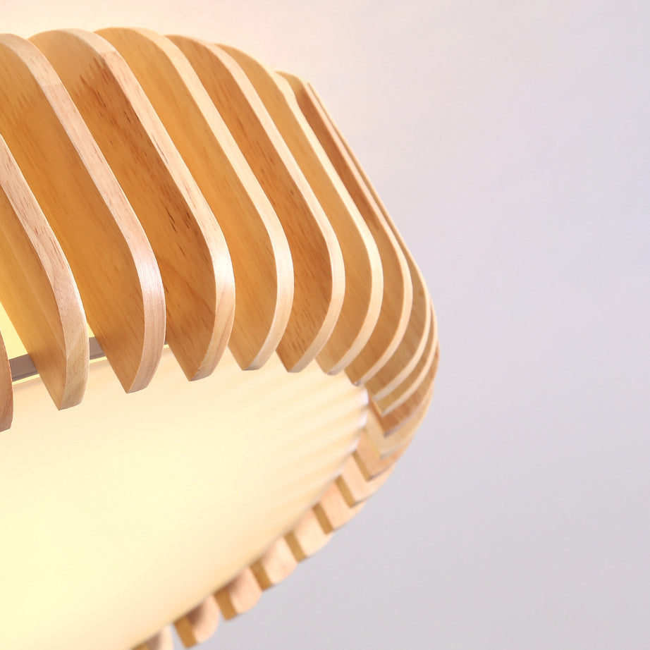 Drum Flush Mount Lighting Fixture Asian 1-Light Flushmount Ceiling Lamp with Acrylic Shade