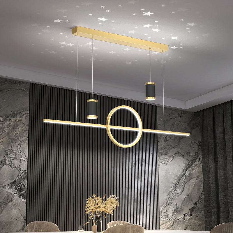 Contemporary Kitchen Pendant Lights Linear Chandelier Island Light Fixtures