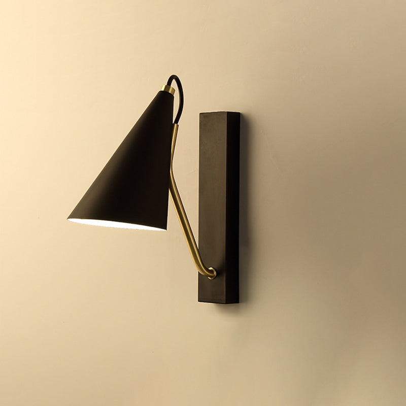 Tapered Wall Sconce Lighting Modern Wall Lamp Metal 1 Light Sconce Light