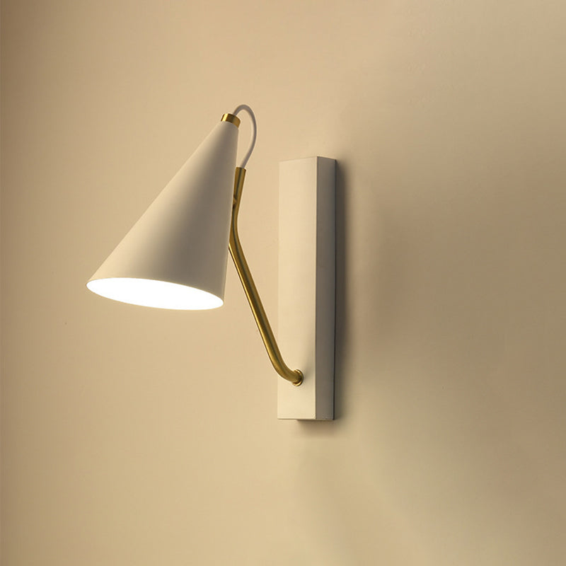 Tapered Wall Sconce Lighting Modern Wall Lamp Metal 1 Light Sconce Light