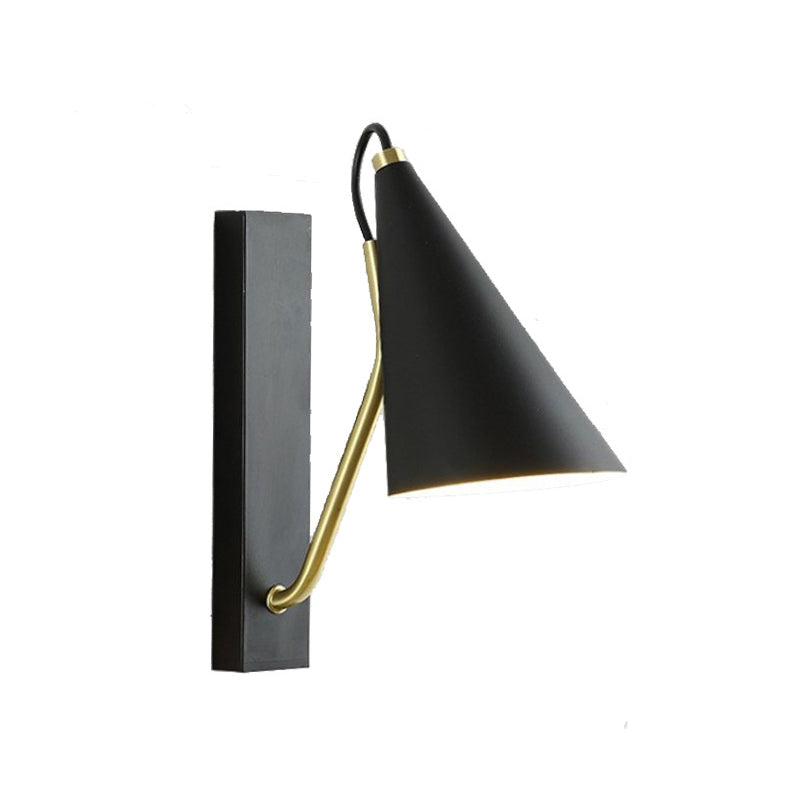 Tapered Wall Sconce Lighting Modern Wall Lamp Metal 1 Light Sconce Light