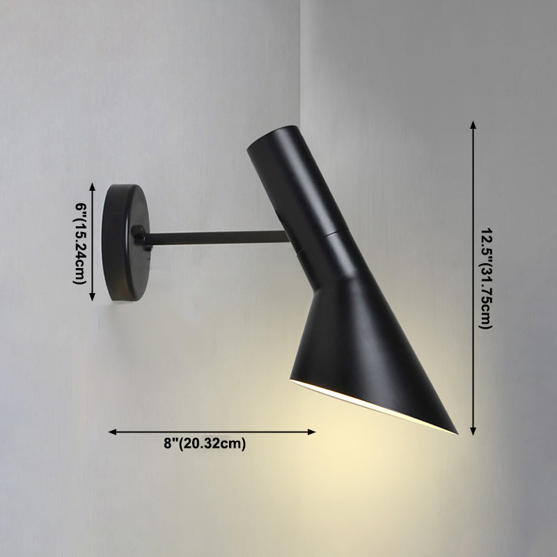 Tapered Wall Sconce Lights Modern Wall Light Fixture Metal 1 Light Wall Sconce