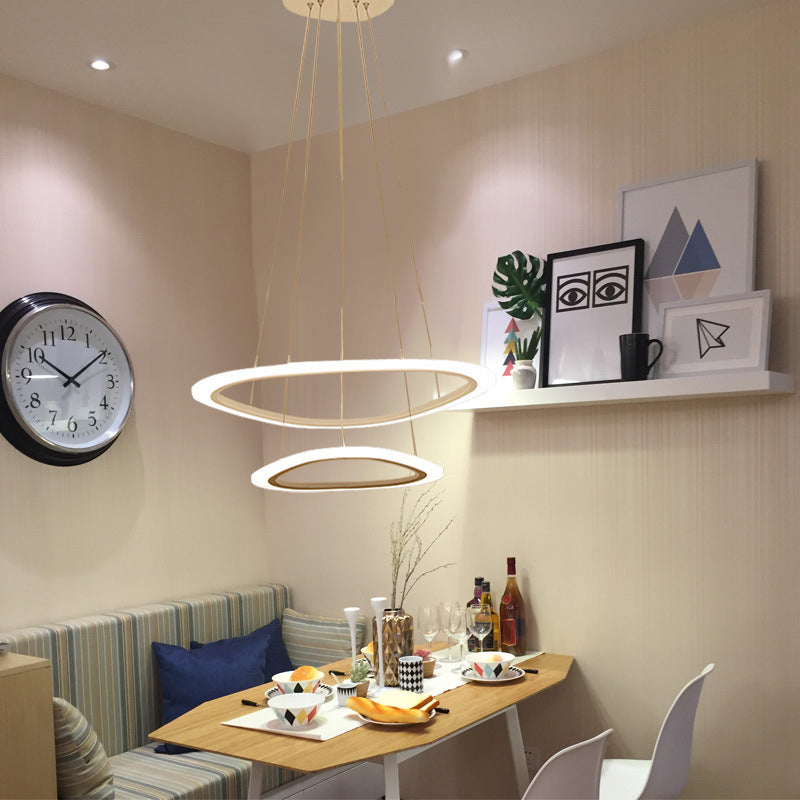 Tiers Lights Multi Lights Candant lampadario moderno in stile moderno sospensione a sospensione a sospensione