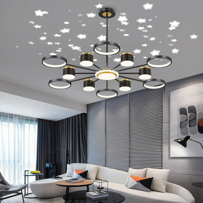 Luz de lujo moderno de estilo led de led de estilo LED Luz para sala de estar