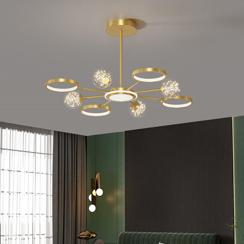 Luce di lusso semplice moderno in stile moderno Lampella a sospensione Luce per soggiorno sala da pranzo