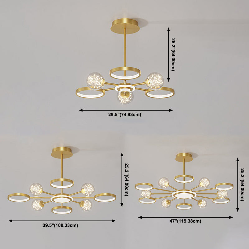 Luce di lusso semplice moderno in stile moderno Lampella a sospensione Luce per soggiorno sala da pranzo