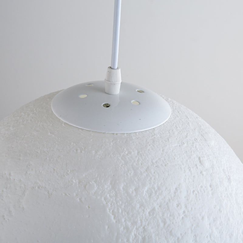 Globe Acrilic Hanging Light, semplice Lampada per tonalità luna per la camera da letto