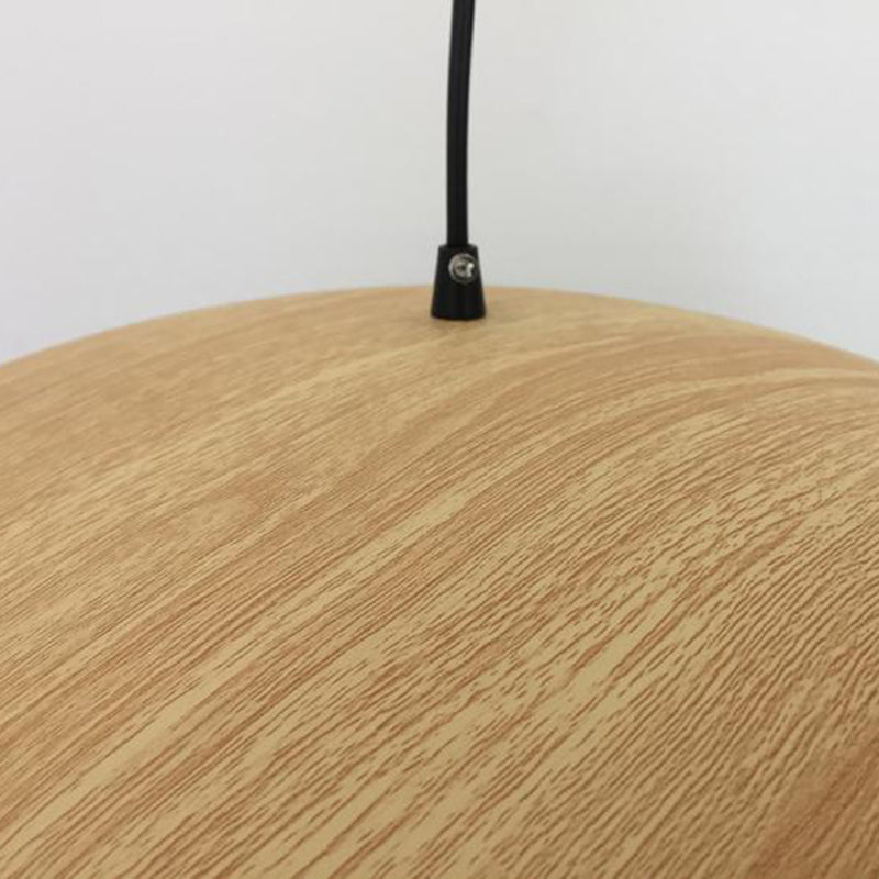 Luce a ciondolo interno minimalista, illuminazione a sospensione in metallo piatto in metallo a 1 luce