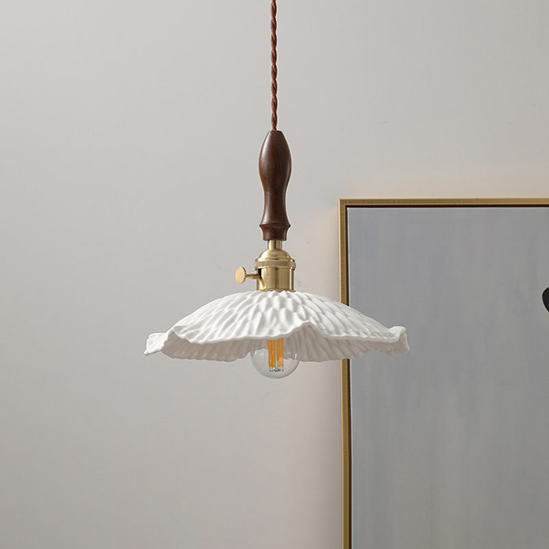 Lámpara de colgante de estilo colgante de Amber 1 Light Lámpara de vidrio para el dormitorio