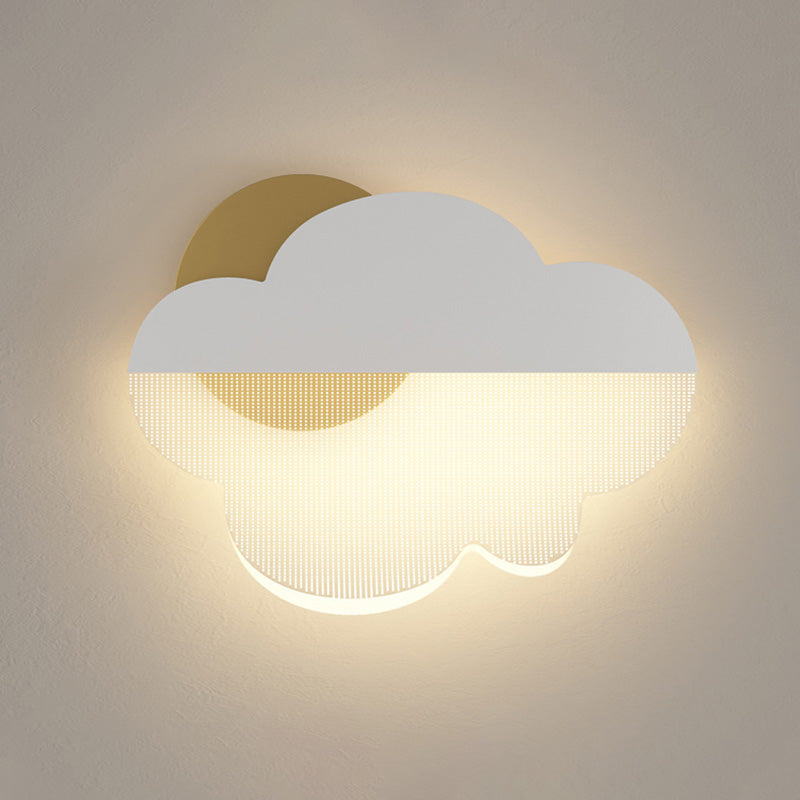 Lámpara de pared de nubes Simplicidad moderna Splique acrílico de pared para sala de estar