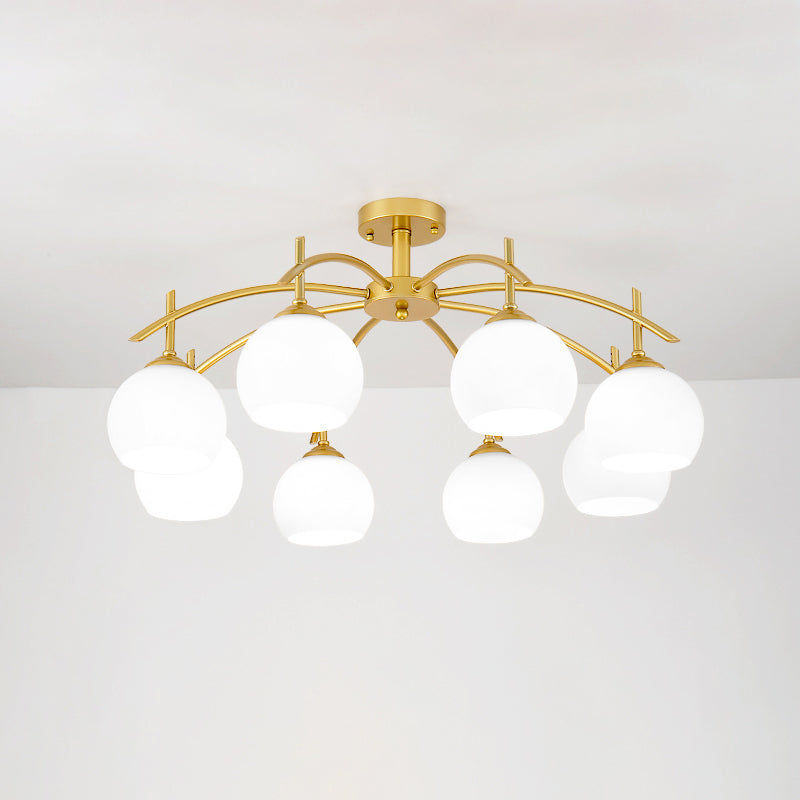 Iluminación moderna de metal de techo de montaje con rasguño para comedor de sala de estar