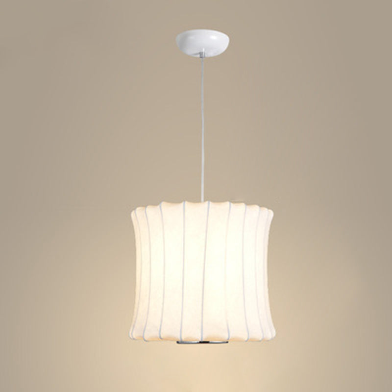1 Light Pendant Light Fixture Modern Simple Silk Hanging Pendant Lights for Restaurant