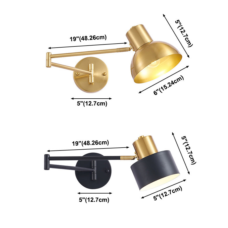 Stile moderno Lampada con applique a doppio braccio a doppio.