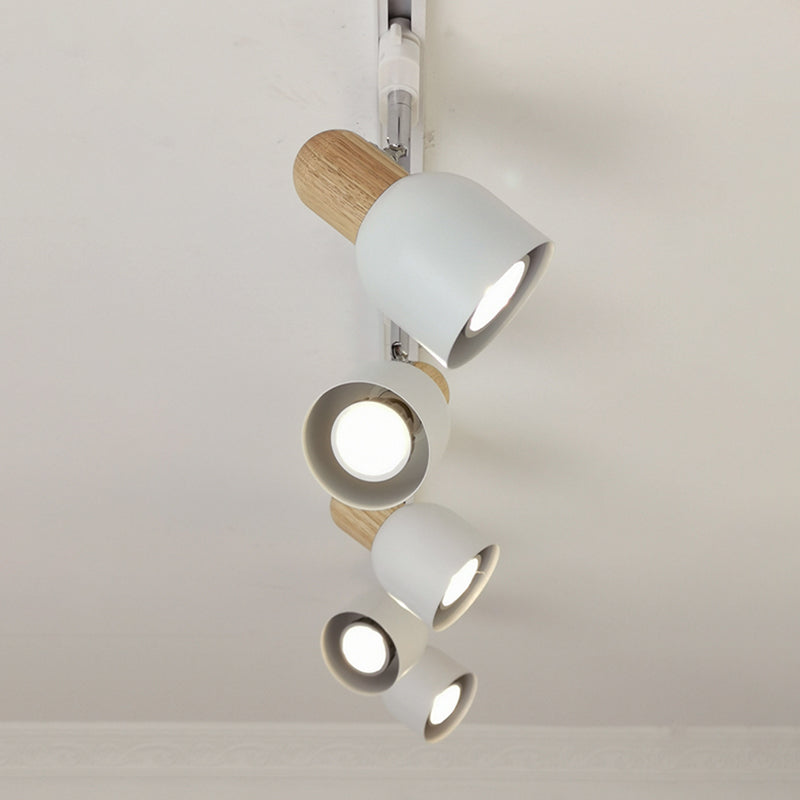 Metal Shaded Ceiling Mounted Light Simplicity Style Ceiling Light Fixture for Living Room