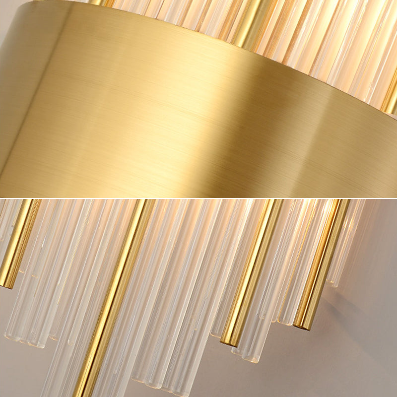 Copper Wall Sconce Light Postmodern Style 2 Lights Indoor Wall Mount Lamp Fixture