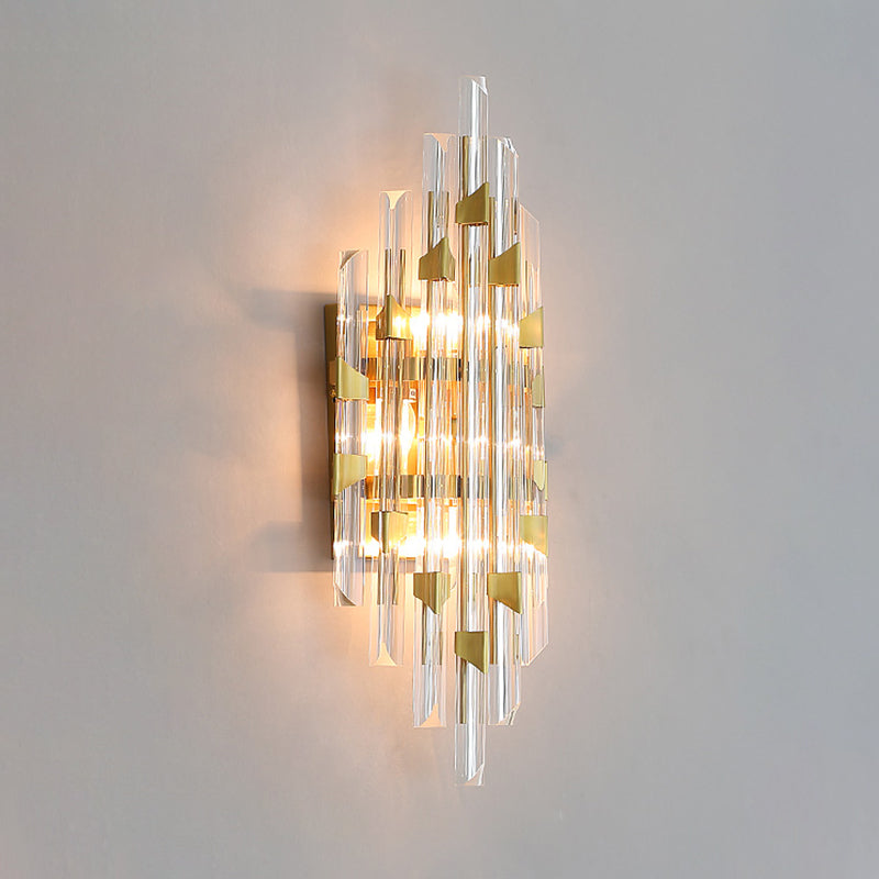 Soggiorno SCONCE LUCE LUCE Crystal Crystal 3/5 Luci Affronta del supporto a parete