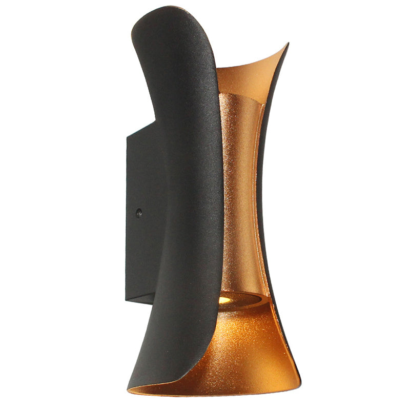 Curl Wall Mounted Lamp Postmodern Simplicity Aluminum Wall Mount Lamp for Living Room