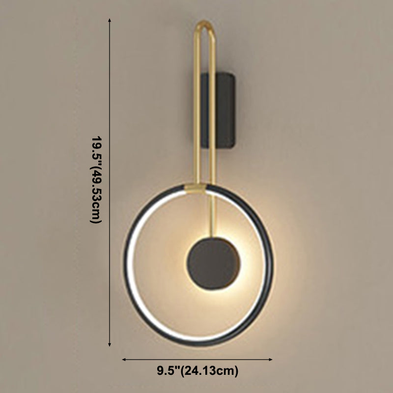 Lampada montata sul cerchio Postmoderno semplicità in metallo Prontone per soggiorno per soggiorno