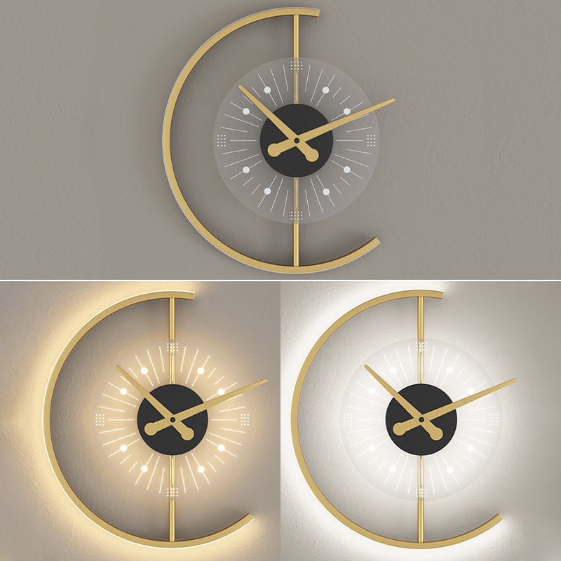 Lampada da parete Postmodern LED Postmodern LED Postmodern a muro di superficie geometrica nera e oro