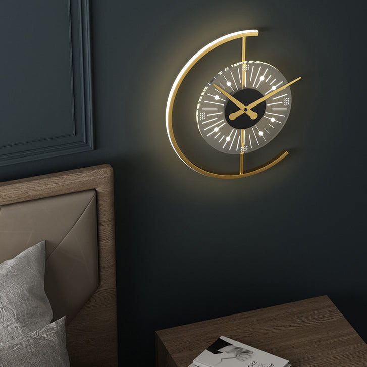 Lampada da parete Postmodern LED Postmodern LED Postmodern a muro di superficie geometrica nera e oro