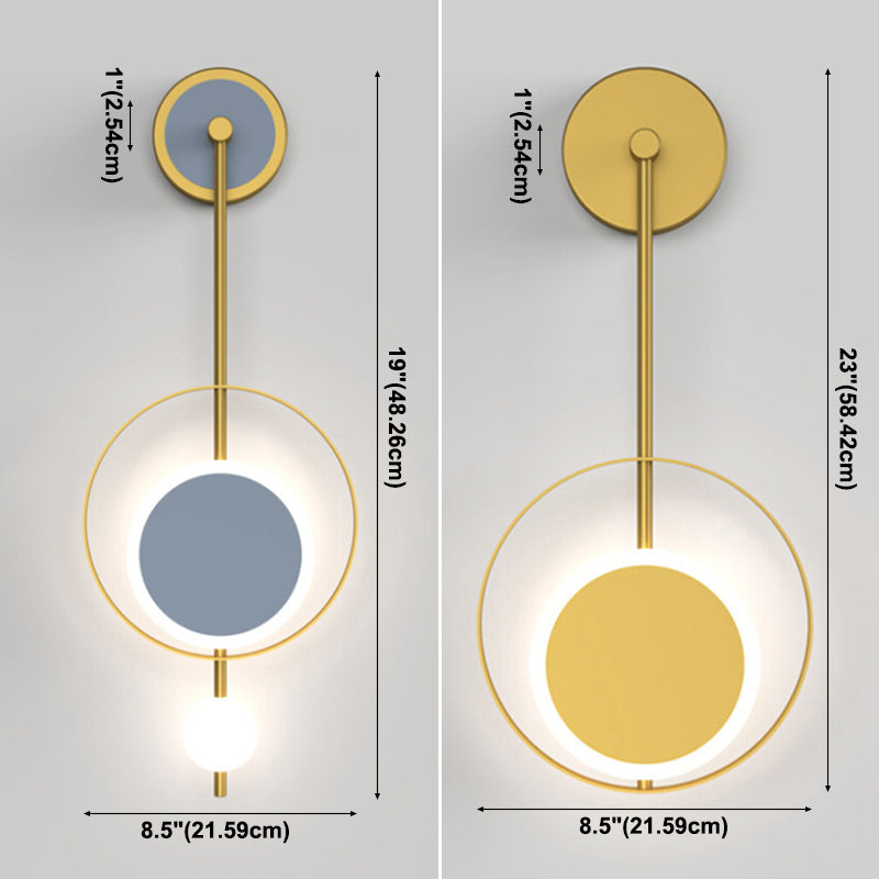 Fun a parete a parete da letto circolare ACONCE ACRILICO POSTMODERN APPRIMETTIVO