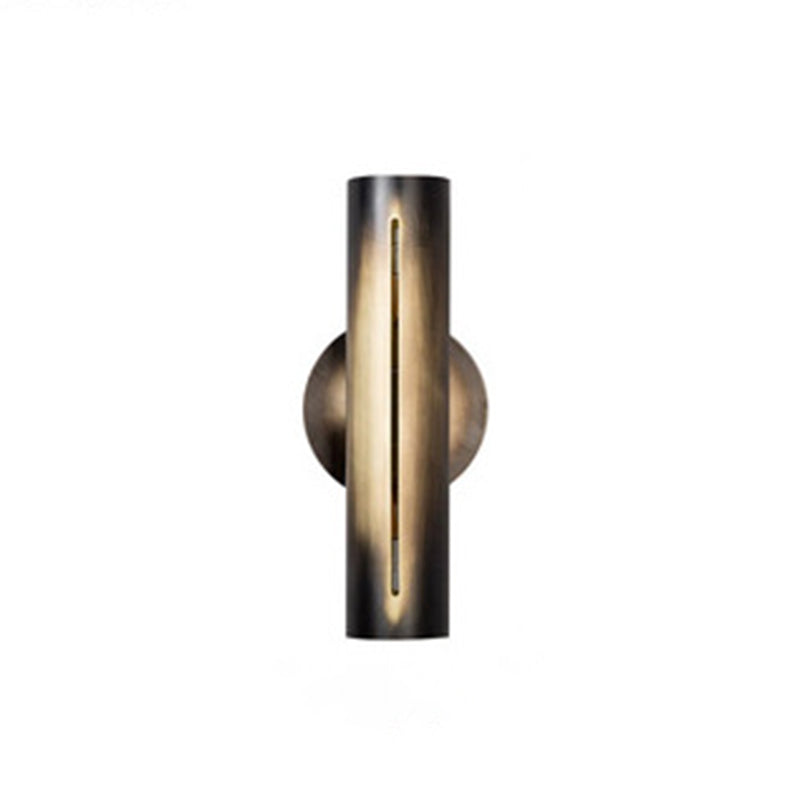 Buisvormige trapwand sconce licht metallic 2-bulb postmoderne wand gemonteerd lamp