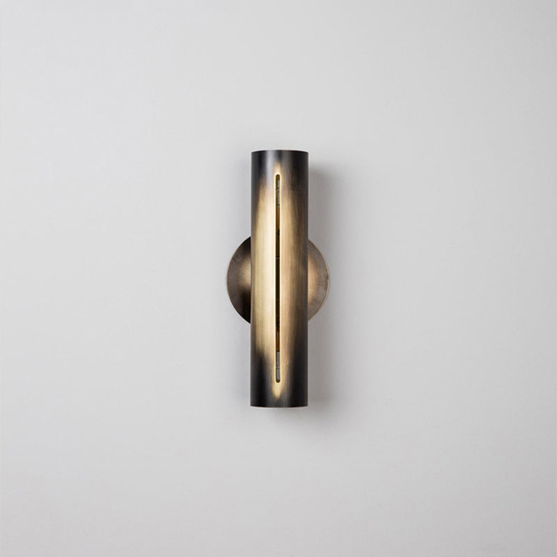 Buisvormige trapwand sconce licht metallic 2-bulb postmoderne wand gemonteerd lamp