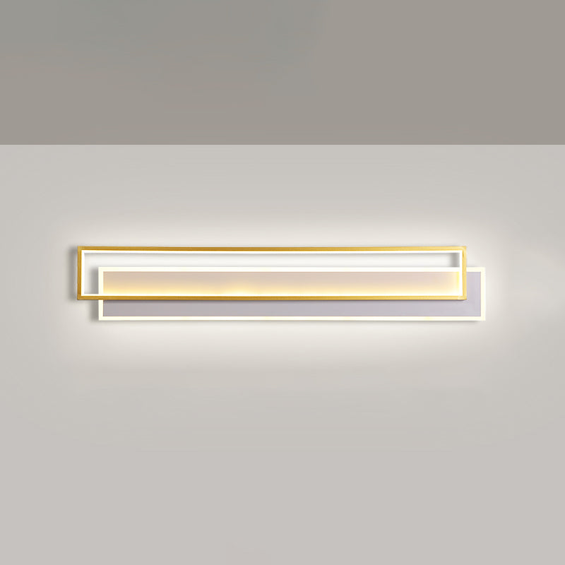 Stratizzazione dell'illuminazione di applique in metallo minimalista soggiorno a led lampada