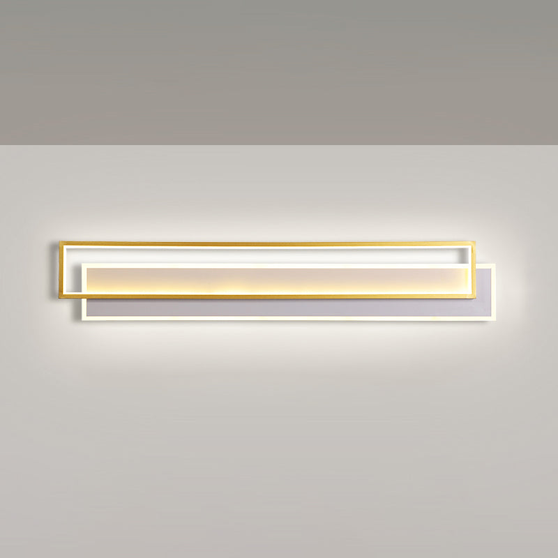 Stratizzazione dell'illuminazione di applique in metallo minimalista soggiorno a led lampada