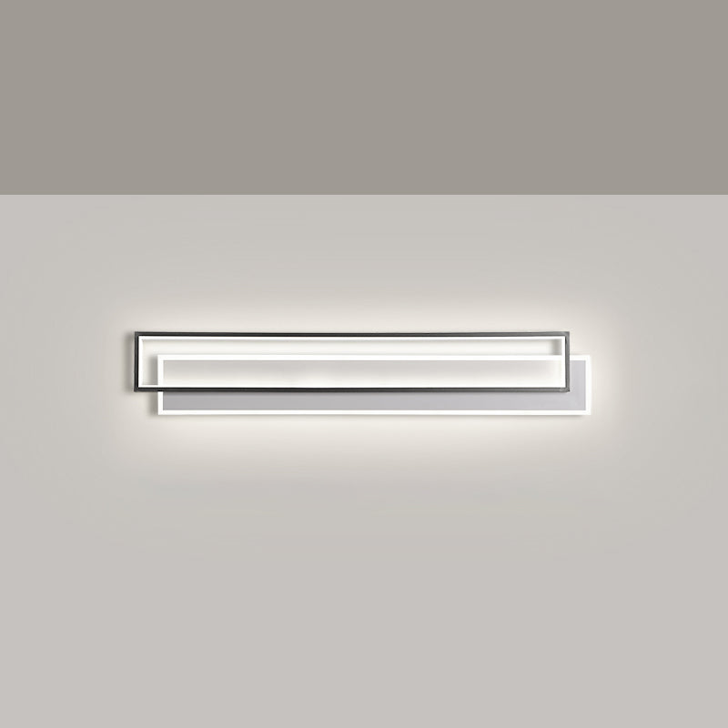 Stratizzazione dell'illuminazione di applique in metallo minimalista soggiorno a led lampada