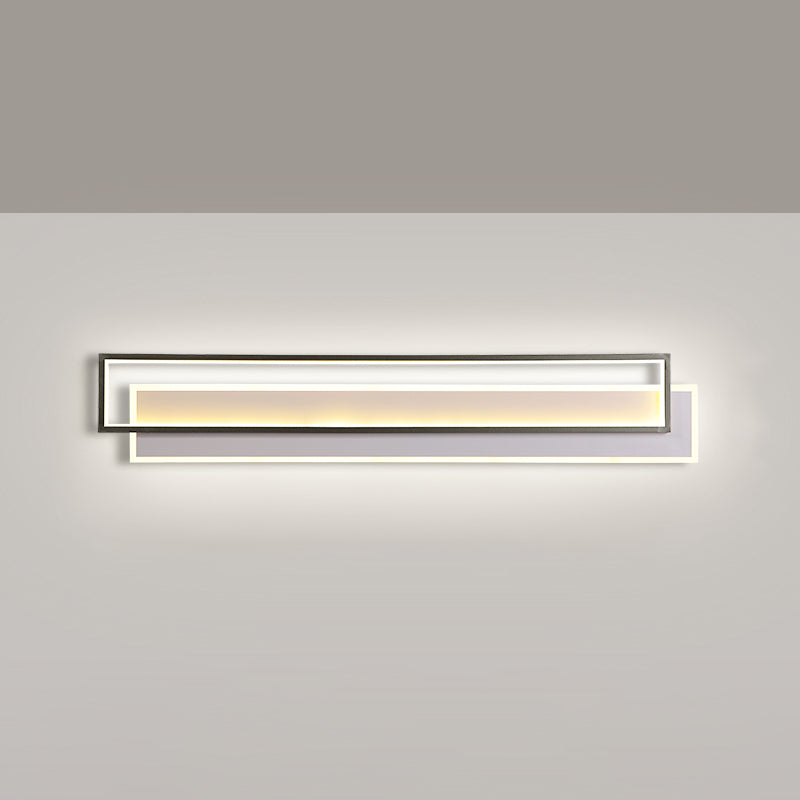 Stratizzazione dell'illuminazione di applique in metallo minimalista soggiorno a led lampada