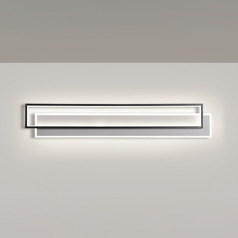 Stratizzazione dell'illuminazione di applique in metallo minimalista soggiorno a led lampada