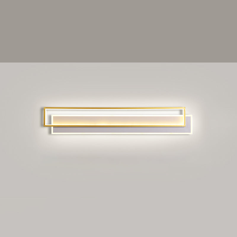 Stratizzazione dell'illuminazione di applique in metallo minimalista soggiorno a led lampada