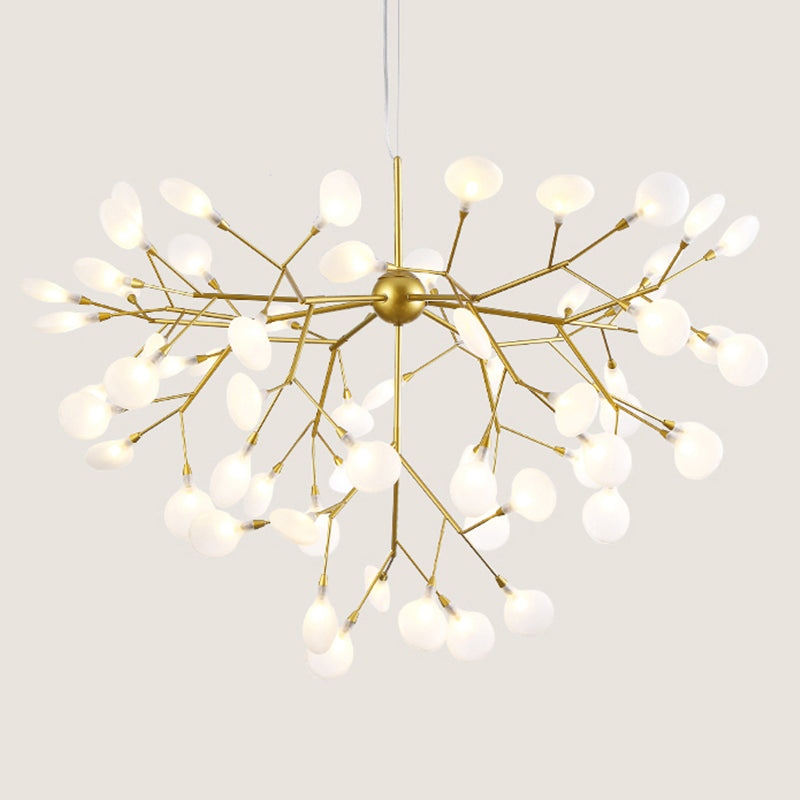 Luz de suspensión de metal de techo de luces de luciérculos simples contemporáneos para dormitorio