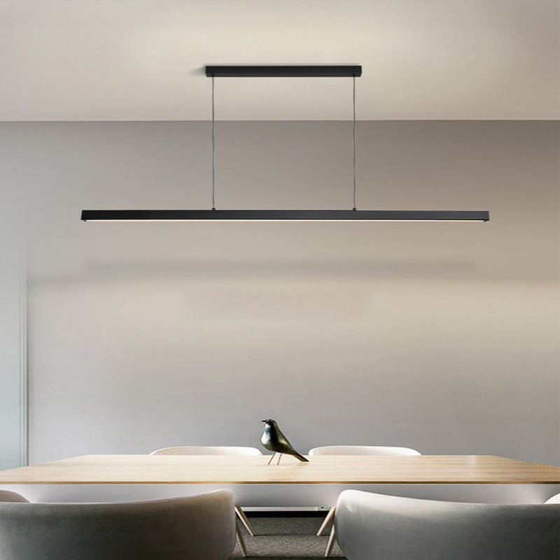 Linear Isola Lighting Acrilic Contemporary Simplicity Fishings a sospensione per il ristorante