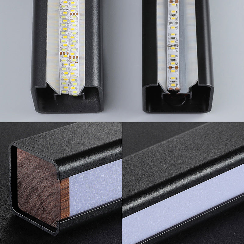 Linear Isola Lighting Acrilic Contemporary Simplicity Fishings a sospensione per il ristorante