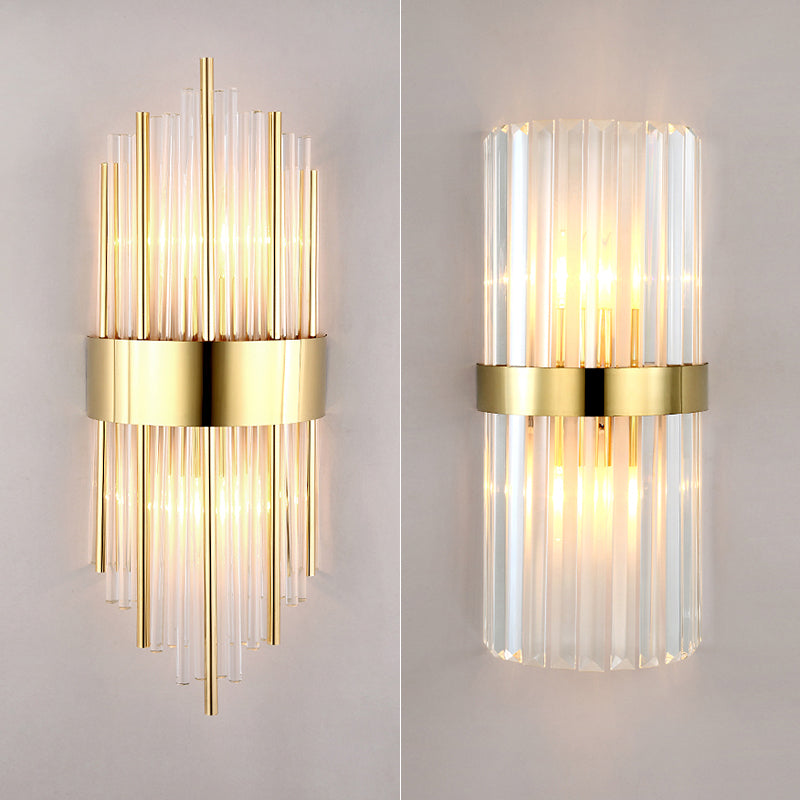 2 luci Montaggio a parete Light Aibture Postmodern Crystal Wall Sconce Light per interno