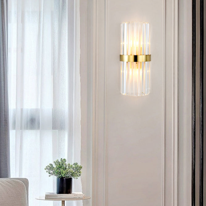 2 luci Montaggio a parete Light Aibture Postmodern Crystal Wall Sconce Light per interno