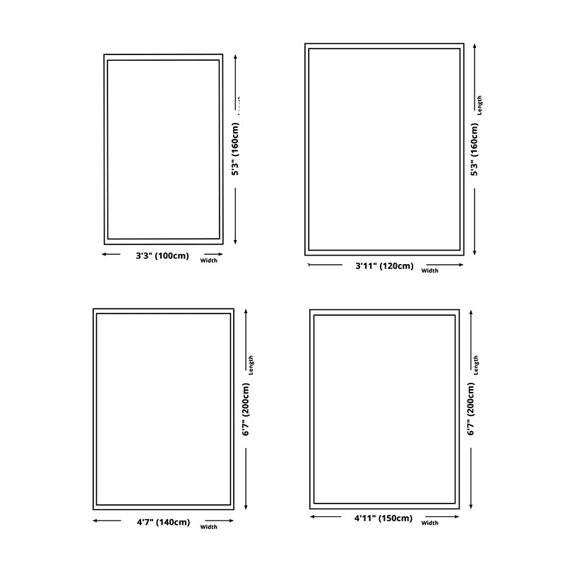 Light Brown Modern Rug Polyester Deer Area Rug Washable Rug for Living Room