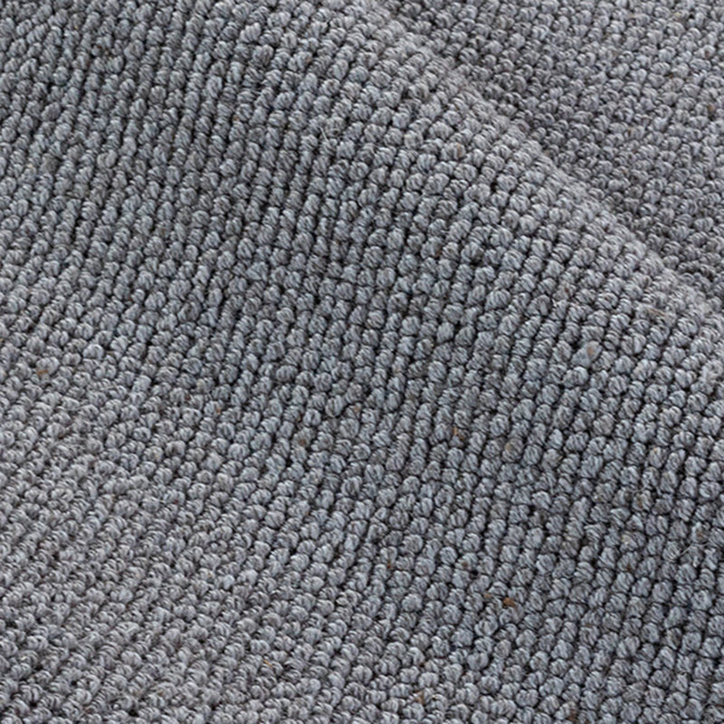 Grauer moderner Teppich aus einfarbigem Polyester, rutschfester Teppich für die Inneneinrichtung