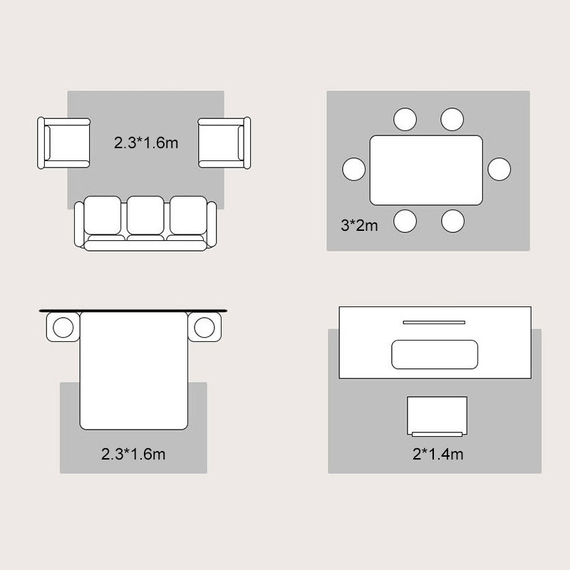 Beige Modern Area Carpet Stripe Pattern Polyester Area Rug Anti-Slip Washable Rug for Home Decor