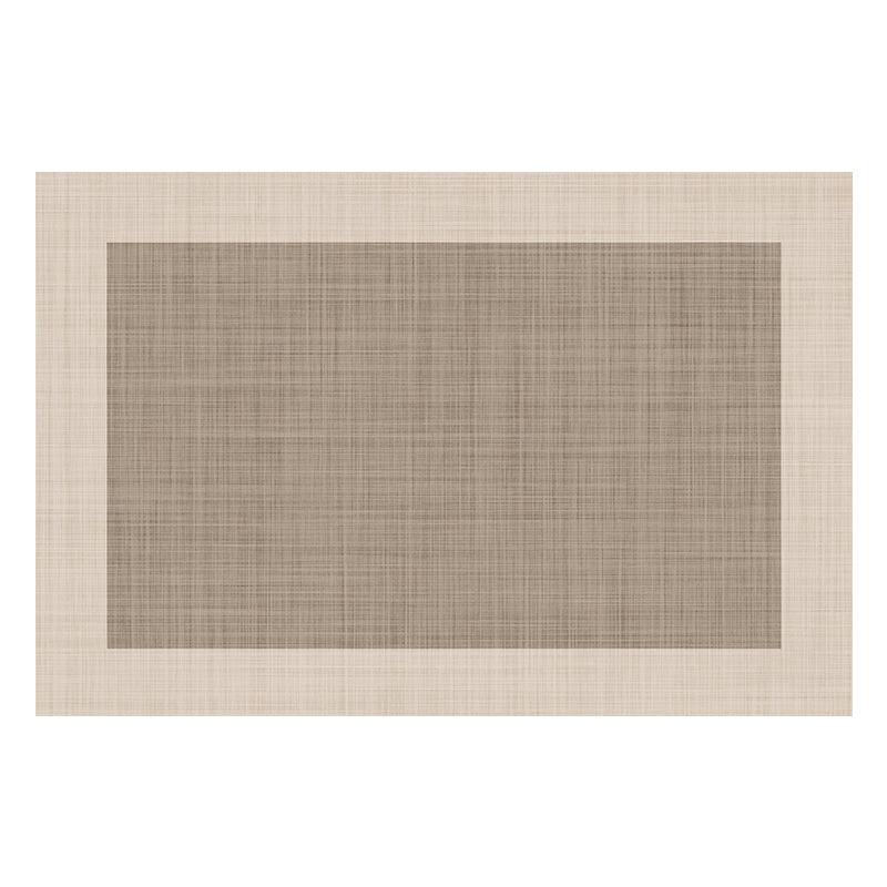 Modern Color Block Area Rug Green Polyester Area Carpet Non-Slip Backing Rug for Living Room