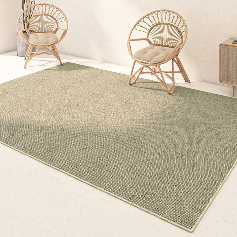 Tapis moderne Beige, couleur Pure, en Polyester, avec envers antidérapant, pour la décoration de la maison