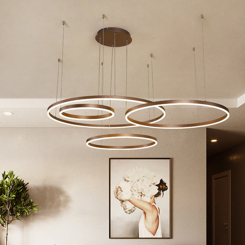 Metal Chandelier Lighting Fixture Modern Chandelier Pendant Light for Living Room
