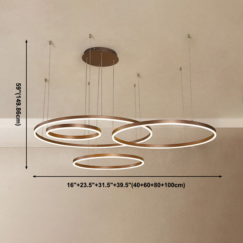 Metal Chandelier Lighting Fixture Modern Chandelier Pendant Light for Living Room