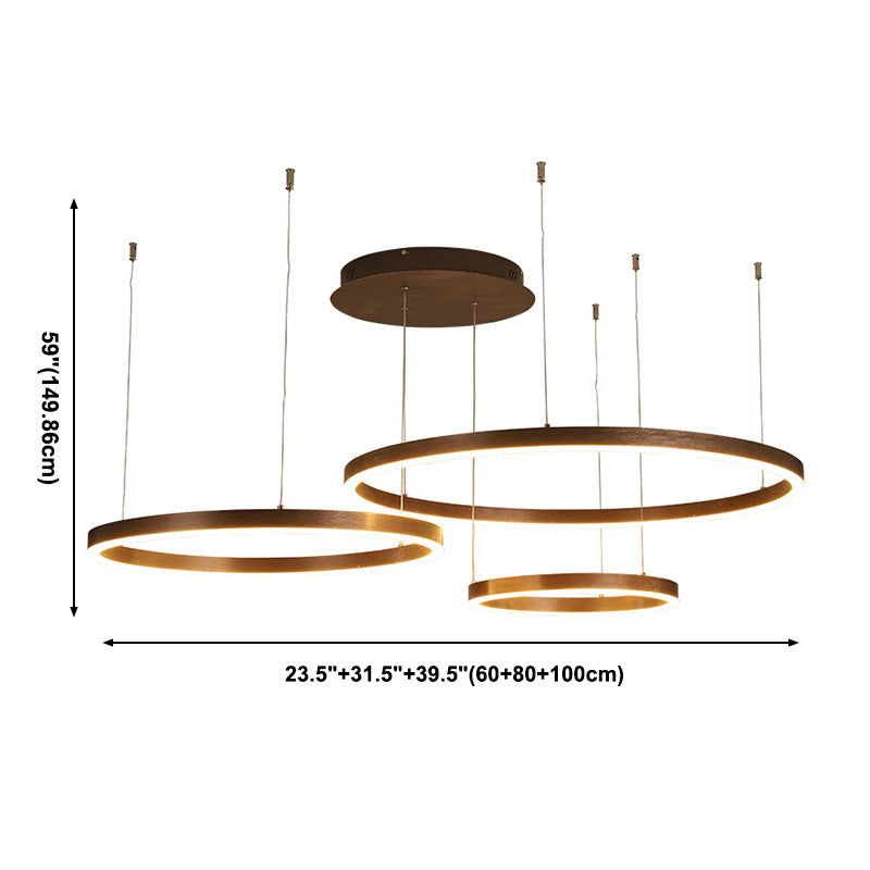Metal Chandelier Lighting Fixture Modern Chandelier Pendant Light for Living Room